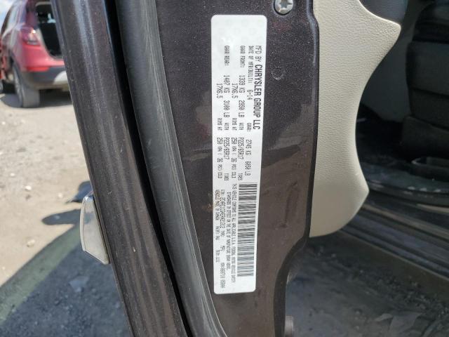 2C4RC1CG4ER421312 - 2014 CHRYSLER TOWN & COU TOURING L GRAY photo 13