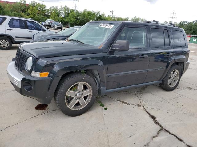 1J8FF48W57D322346 - 2007 JEEP PATRIOT LIMITED BLACK photo 1