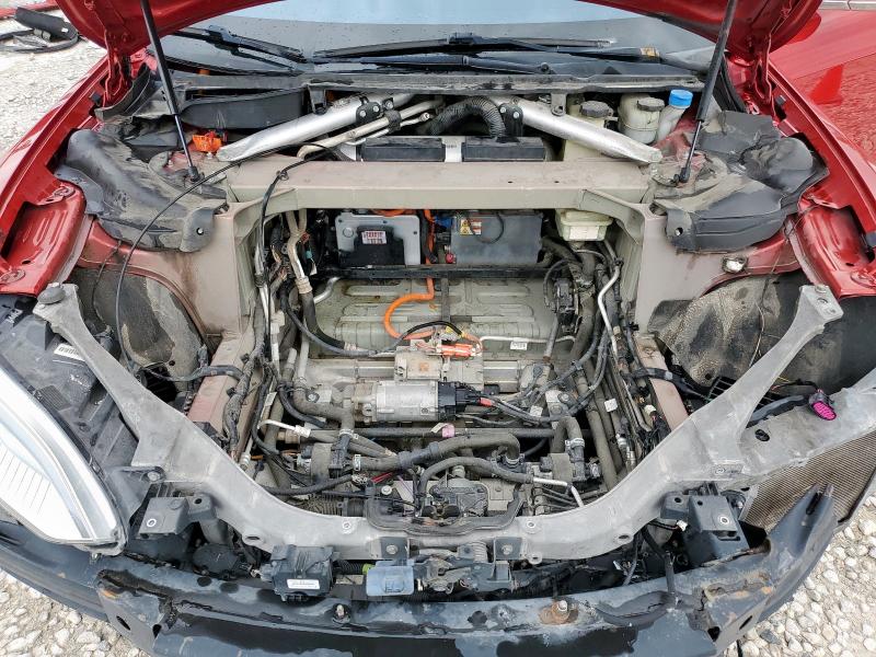 5YJSA1H11EFP43669 - 2014 TESLA MODEL S RED photo 11