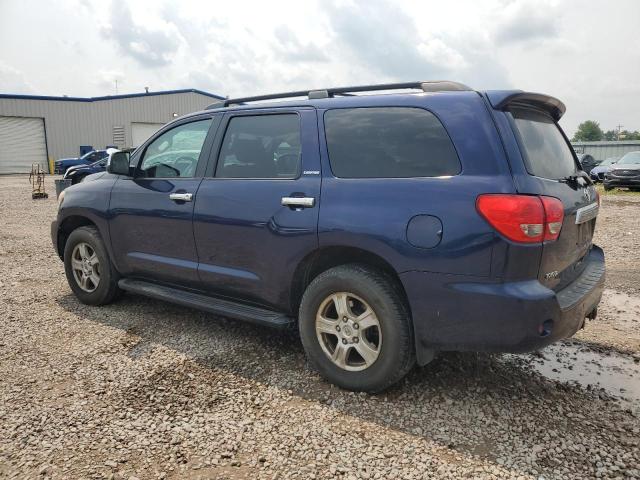 5TDBY68A48S010427 - 2008 TOYOTA SEQUOIA LIMITED BLUE photo 2