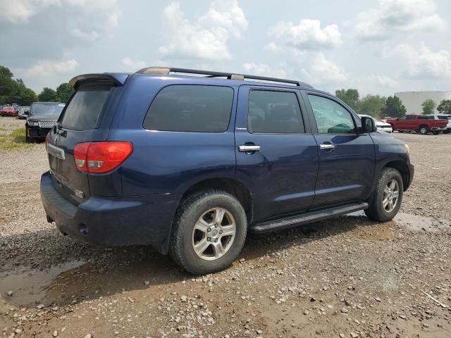 5TDBY68A48S010427 - 2008 TOYOTA SEQUOIA LIMITED BLUE photo 3