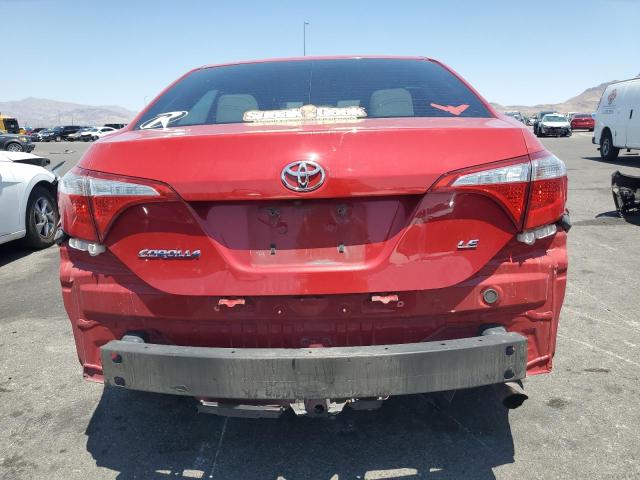 2T1BURHEXGC647474 - 2016 TOYOTA COROLLA L 红色 照片 6
