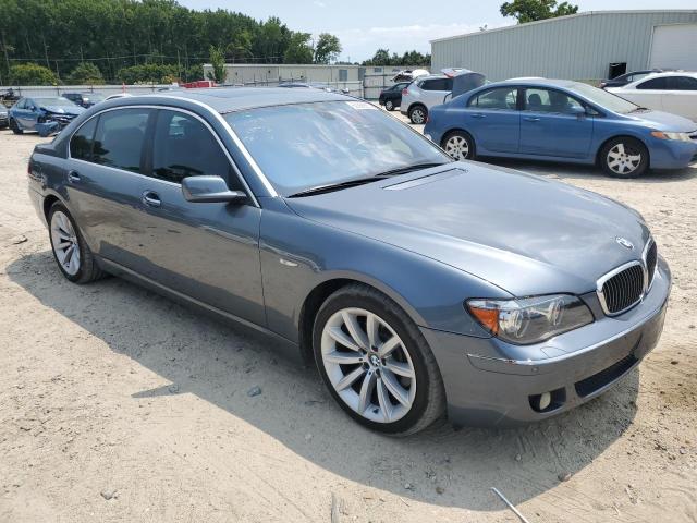 WBAHN83537DT73981 - 2007 BMW 750 BLUE photo 4