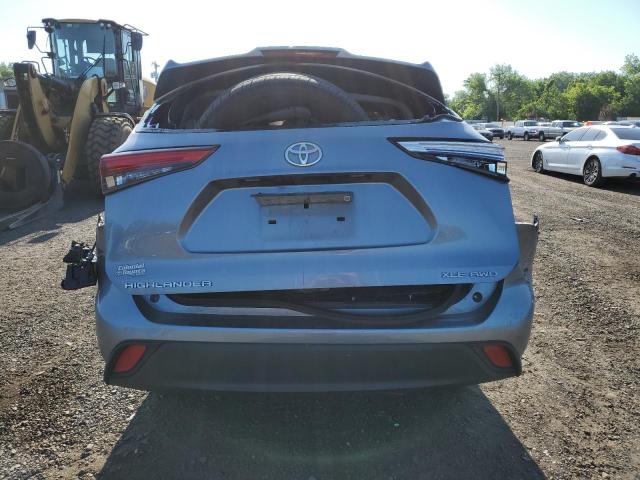 5TDHZRBH4LS030877 - 2020 TOYOTA HIGHLANDER XLE ლურჯი ფოტო 6