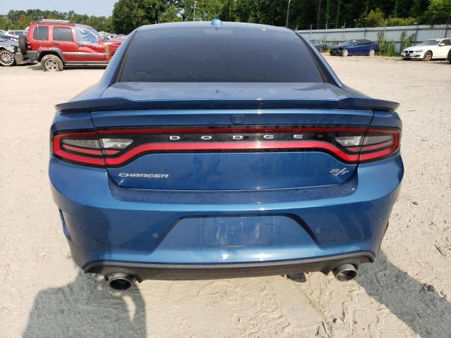 2C3CDXCT6MH653311 - 2021 DODGE CHARGER R/T BLUE photo 6