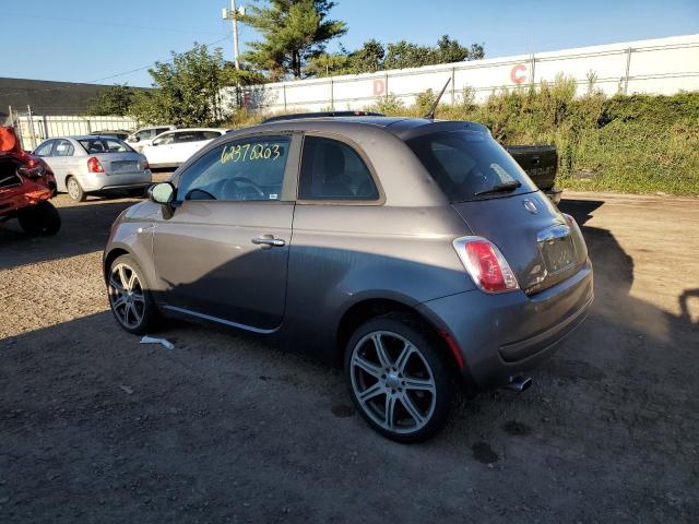 3C3CFFAR8CT380857 - 2012 FIAT 500 POP GRAY photo 2