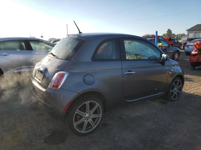 3C3CFFAR8CT380857 - 2012 FIAT 500 POP GRAY photo 3