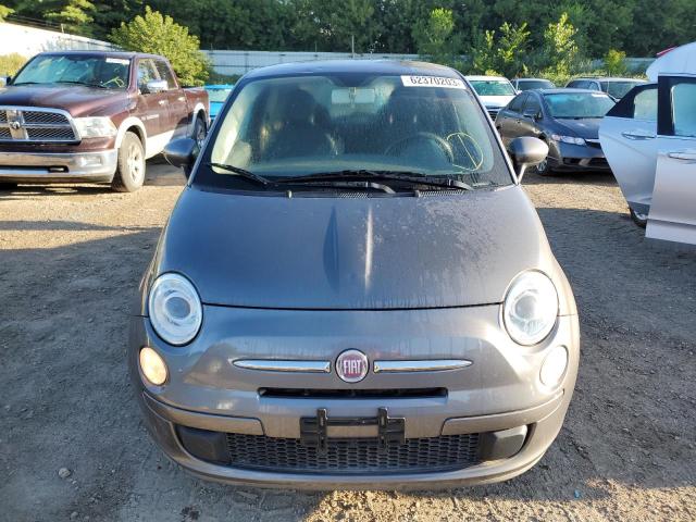 3C3CFFAR8CT380857 - 2012 FIAT 500 POP GRAY photo 5