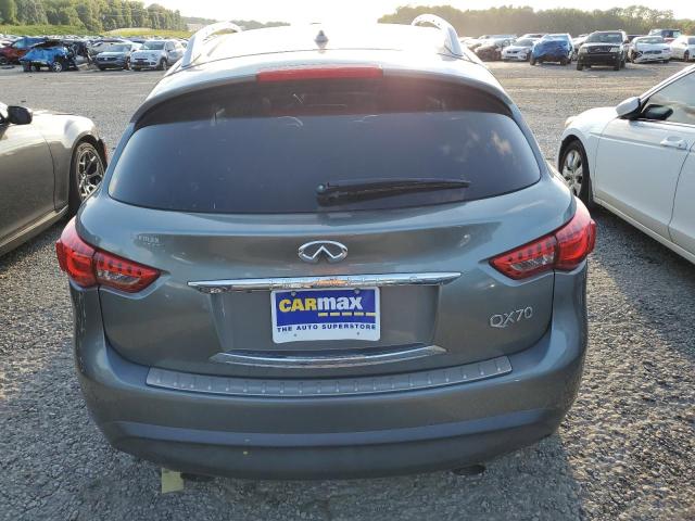 JN8CS1MU6EM450959 - 2014 INFINITI QX70 GRAY photo 6