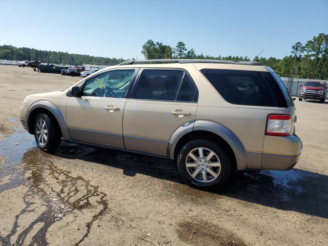 1FMDK02W68GA28459 - 2008 FORD TAURUS X SEL GOLD photo 2