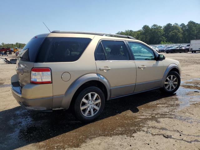 1FMDK02W68GA28459 - 2008 FORD TAURUS X SEL GOLD photo 3