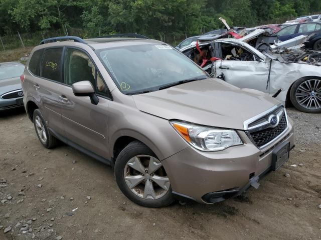 JF2SJADC9FH577914 - 2015 SUBARU FORESTER 2.5I PREMIUM GRAY photo 4