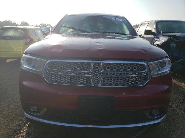 1C4RDJEGXFC232801 - 2015 DODGE DURANGO CITADEL RED photo 5