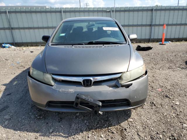 1HGFA16516L057669 - 2006 HONDA CIVIC LX GRAY photo 5