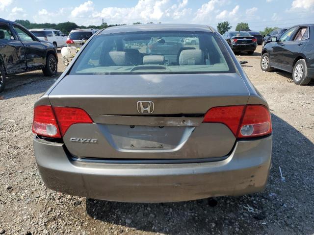 1HGFA16516L057669 - 2006 HONDA CIVIC LX GRAY photo 6