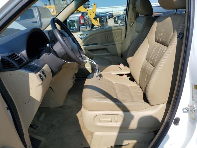5FNRL3H67AB111060 - 2010 HONDA ODYSSEY EXL WHITE photo 7
