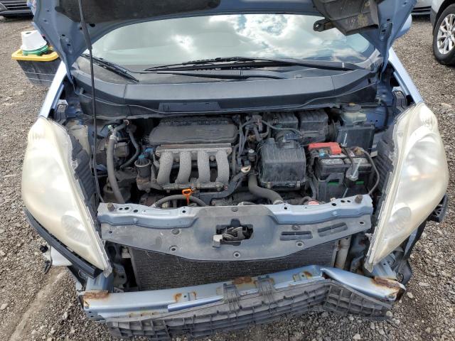 JHMGE8H48AC037429 - 2010 HONDA FIT SPORT BLUE photo 11