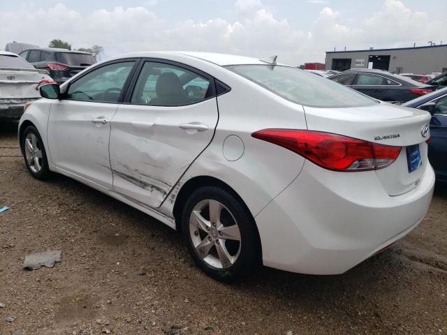 5NPDH4AE7CH071960 - 2012 HYUNDAI ELANTRA GLS WHITE photo 2