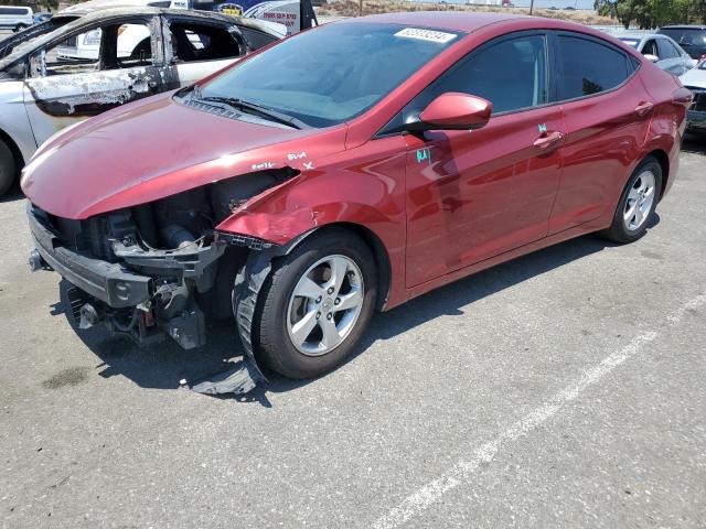 5NPDH4AE9EH531302 - 2014 HYUNDAI ELANTRA SE BURGUNDY photo 1