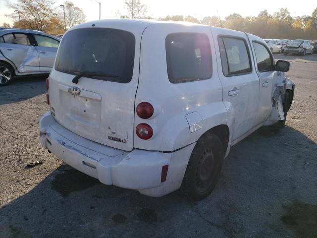 3GNBABFW0BS615793 - 2011 CHEVROLET HHR LT WHITE photo 4