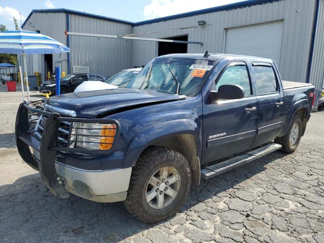 3GTP2VE73CG297793 - 2012 GMC SIERRA K1500 SLE BLUE photo 1