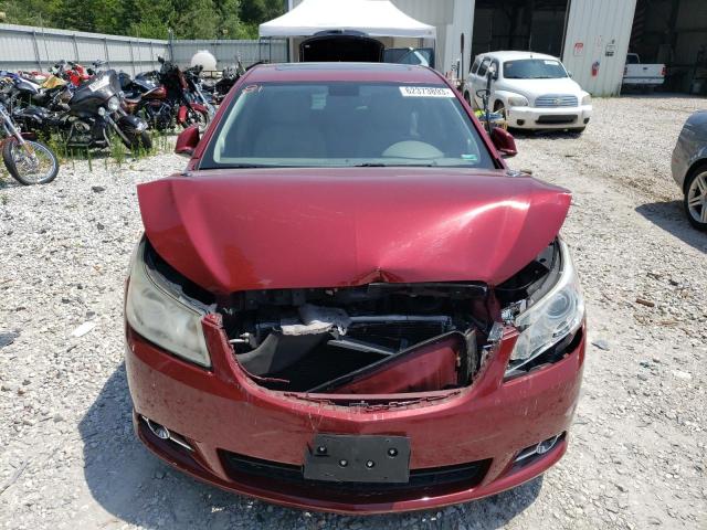 1G4GE5ED8BF135151 - 2011 BUICK LACROSSE CXS 栗色 照片 5