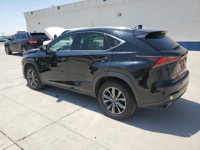 JTJYARBZ6J2101790 - 2018 LEXUS NX 300 BASE შავი ფოტო 2