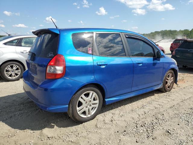 JHMGD37627S059918 - 2007 HONDA FIT S 蓝色 照片 3