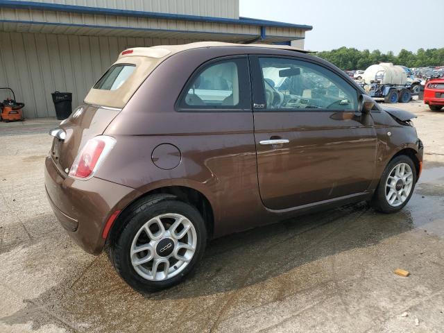 3C3CFFDR0CT379150 - 2012 FIAT 500 POP BROWN photo 3