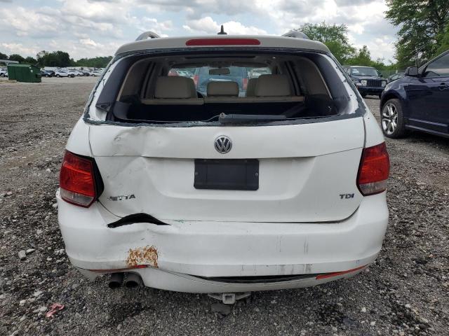 3VWPL7AJ4BM609448 - 2011 VOLKSWAGEN JETTA TDI თეთრი ფოტო 6