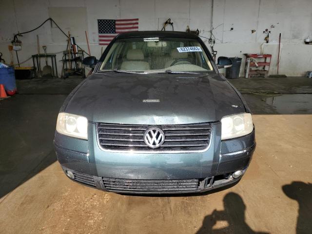 WVWRH63B44P245073 - 2004 VOLKSWAGEN PASSAT GLX GREEN photo 5