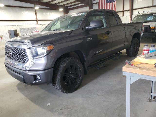5TFRY5F16LX268690 - 2020 TOYOTA TUNDRA DOUBLE CAB SR/SR5 GRAY photo 1