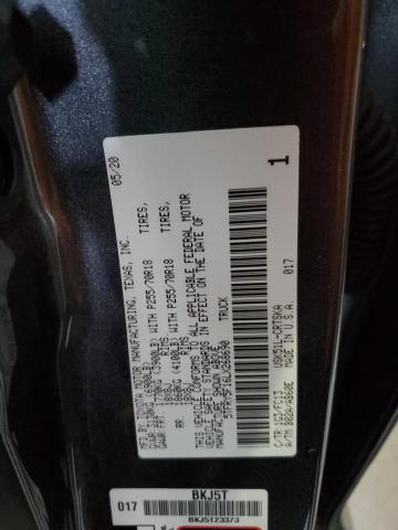 5TFRY5F16LX268690 - 2020 TOYOTA TUNDRA DOUBLE CAB SR/SR5 GRAY photo 12