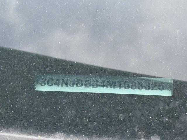 3C4NJDBB4MT588325 - 2021 JEEP COMPASS LATITUDE 白色 照片 10