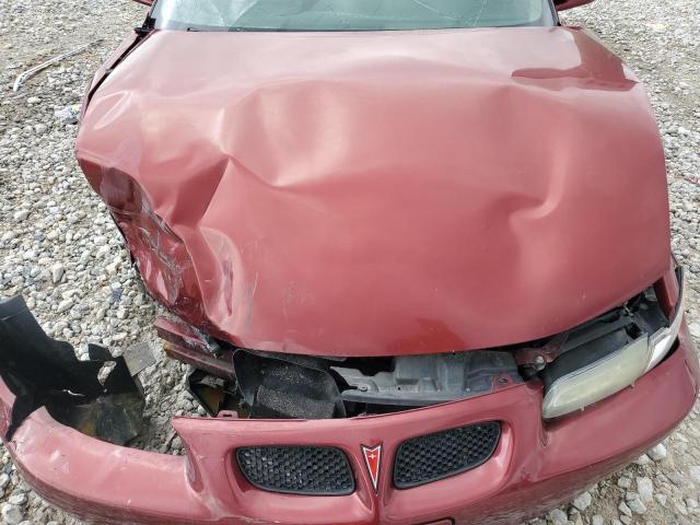 1G2WK52J52F283135 - 2002 PONTIAC GRAND PRIX SE Bordo foto 11