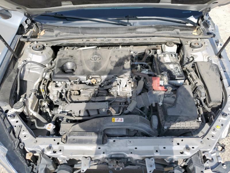 4T1B11HK0KU733139 - 2019 TOYOTA CAMRY L ვერცხლისფერი ფოტო 11