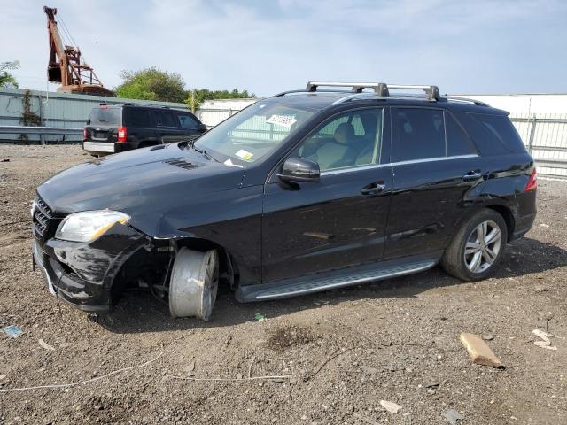 4JGDA5HB3FA561082 - 2015 MERCEDES-BENZ ML 350 4MATIC BLACK photo 1