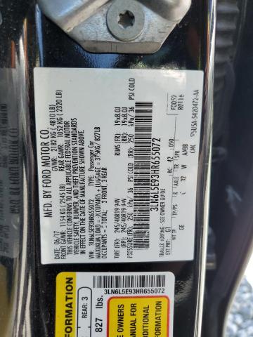 3LN6L5E93HR655072 - 2017 LINCOLN MKZ RESERVE BLACK photo 12