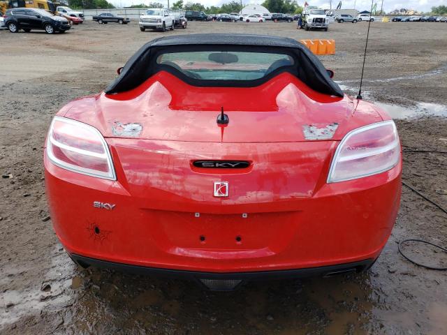 1G8MB35B77Y102828 - 2007 SATURN SKY RED photo 6