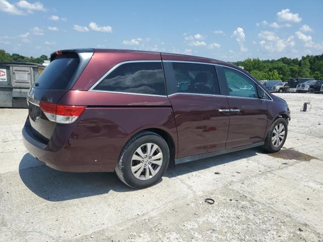 5FNRL5H46FB105364 - 2015 HONDA ODYSSEY EX MAROON photo 3