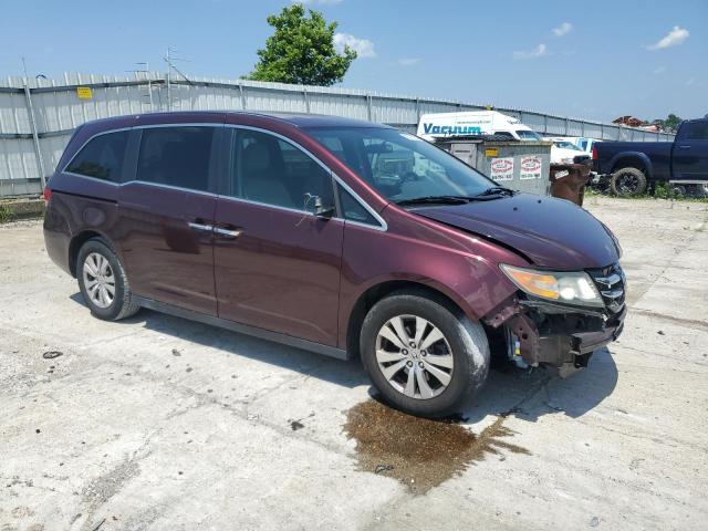5FNRL5H46FB105364 - 2015 HONDA ODYSSEY EX MAROON photo 4