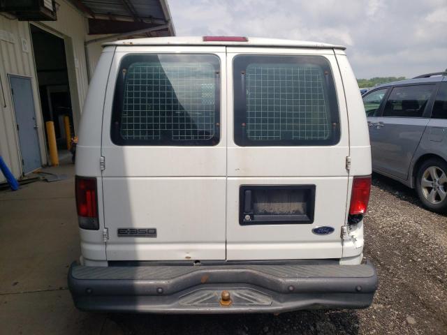 1FTSS34L07DB30310 - 2007 FORD ECONOLINE E350 SUPER DUTY VAN WHITE photo 6