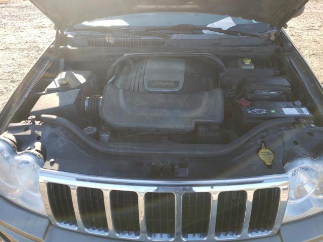 1J4HR58225C611241 - 2005 JEEP GRAND CHER LIMITED GRAY photo 12