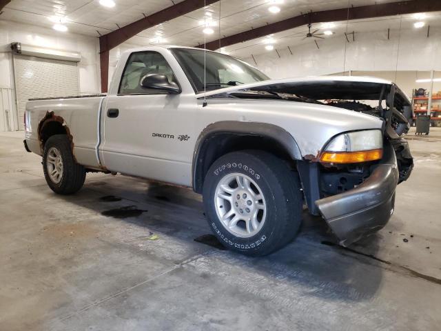 1B7FL16X42S542446 - 2002 DODGE DAKOTA BASE SILVER photo 4