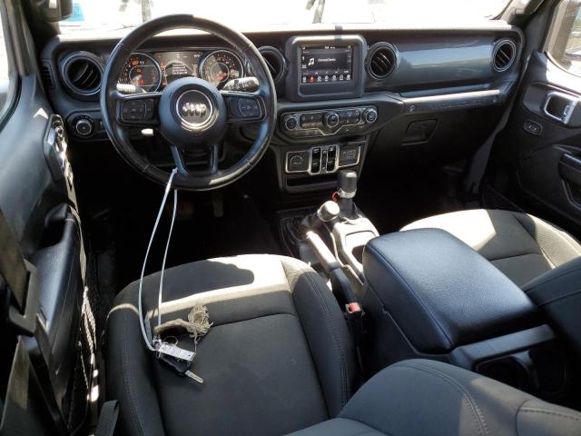 1C4HJXDN4MW637538 - 2021 JEEP WRANGLER UNLIMITED SPORT GRAY photo 8