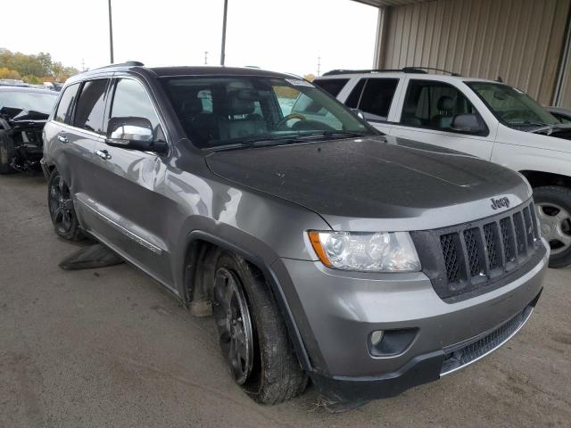 1C4RJFCG4DC542061 - 2013 JEEP GRAND CHER OVERLAND GRAY photo 1