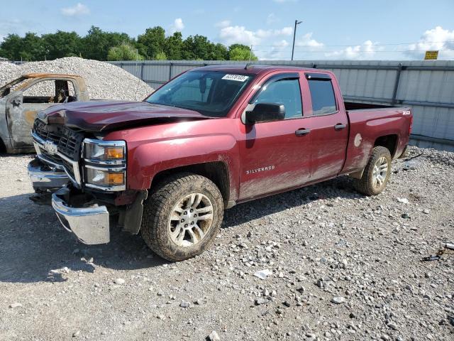 1GCVKREH9EZ153594 - 2014 CHEVROLET 1500 K1500 LT MAROON photo 1