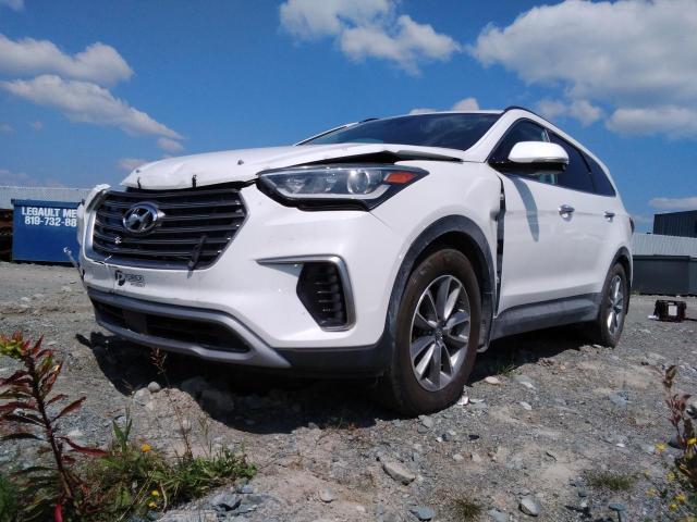 KM8SNDHF7KU308669 - 2019 HYUNDAI SANTA FE X SE WHITE photo 1