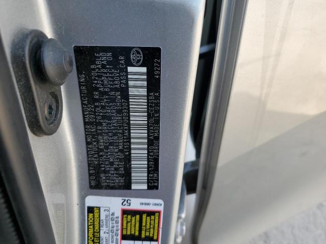 4T1S11AKXPU099307 - 2023 TOYOTA CAMRY SE NIGHT SHADE SILVER photo 12