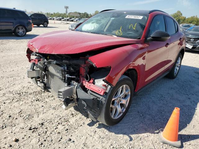 ZASPAJAN0M7D11315 - 2021 ALFA ROMEO STELVIO SPORT أحمر صورة 2